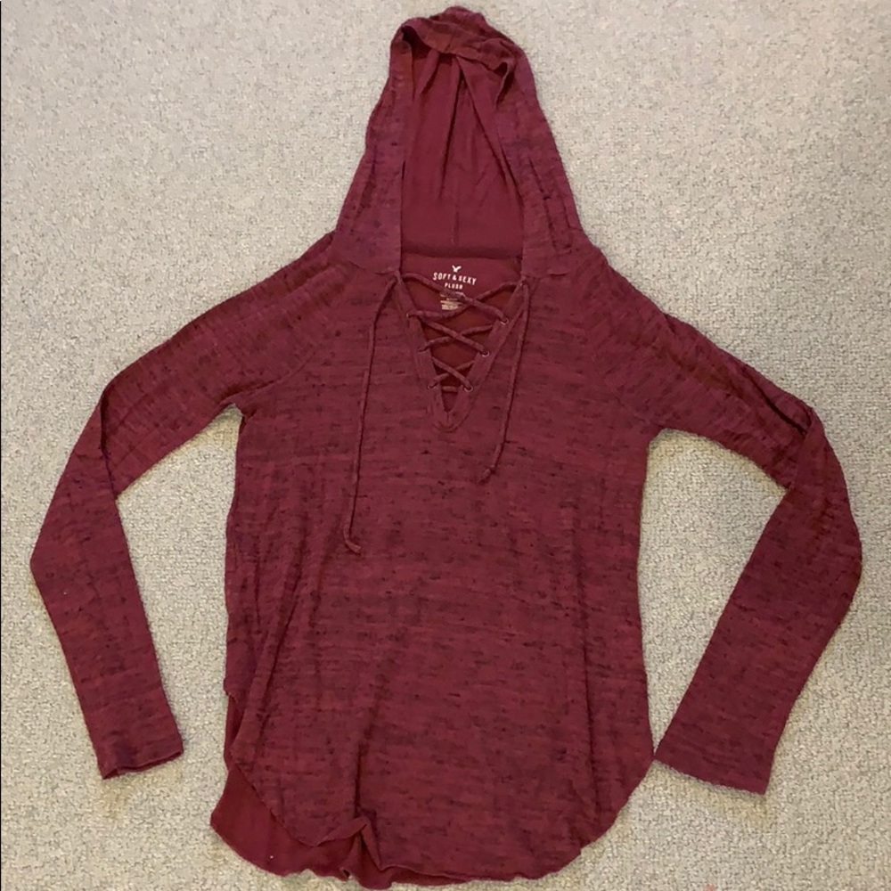 Tie-Up Sweatshirt